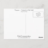 Tasmania ~ Zwitserland van het Zuiden Briefkaart (Achterkant)