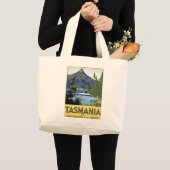 Tasmania ~ Zwitserland van het Zuiden Grote Tote Bag (Voorkant (product))