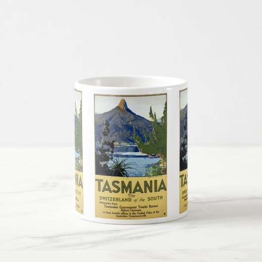 Tasmania ~ Zwitserland van het Zuiden Koffiemok (Center)