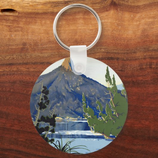 Tasmania ~ Zwitserland van het Zuiden Sleutelhanger (Voorkant)