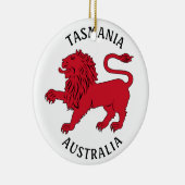 Tasmanian Badge (Australië) Keramisch Ornament (Rechts)