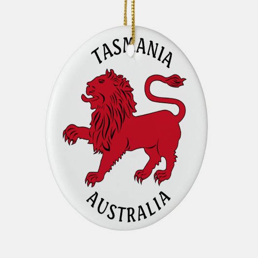 Tasmanian Badge (Australië) Keramisch Ornament (Rechts)