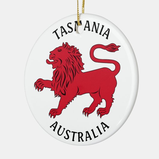 Tasmanian Badge (Australië) Keramisch Ornament (Links)