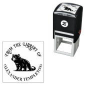 Tasmanian Devil Australië Bibliotheek Boeknaam #1P Zelfinktende Stempel (In situ)