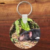 Tasmanian Devil Basking in the Sunlight Sleutelhanger (Voorkant)