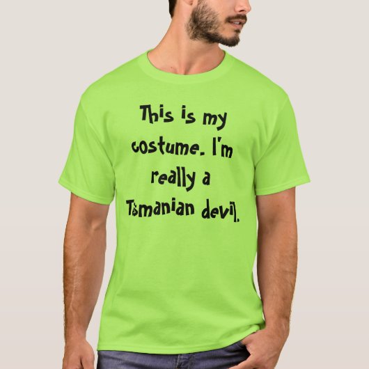 Tasmanian Devil Costume T-shirt (Voorkant)