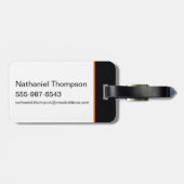 Tasmanian Devil Football Club Badge Bagagelabel (Achterkant horizontaal)