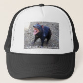 Tasmanian Devil h... achteruit. Je bent te dichtbi Trucker Pet (Voorkant)