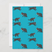 Tasmanian Devil Happy Birthday Kaart (Achterkant)