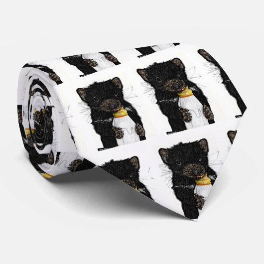 Tasmanian Devil Joey Stropdas (Opgerold)