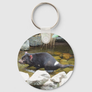 Tasmanian Devil Key Ring Sleutelhanger