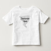 Tasmanian Devil Kinder Shirts (Voorkant)