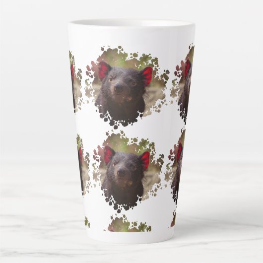 Tasmanian Devil Latte Mok (Voorkant)