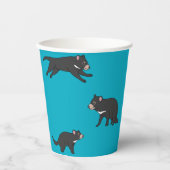 Tasmanian Devil Papieren Bekers (Voorkant)