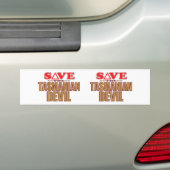 Tasmanian Devil Redding Bumpersticker (Op auto)