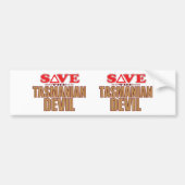 Tasmanian Devil Redding Bumpersticker (Voorkant)