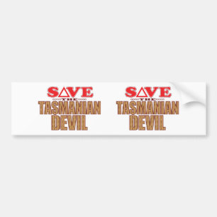 Tasmanian Devil Redding Bumpersticker