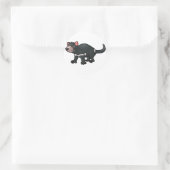 Tasmanian Devil Ronde Sticker (Tas)