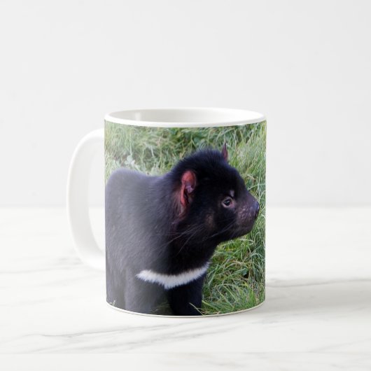 Tasmanian Devil, Tasmania, Australië Koffiemok (Voorkant links)