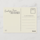 Tasmanian Devil, Tasmania Island, Australië Briefkaart (Achterkant)