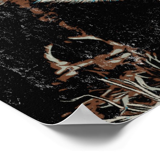 Tasmanian Devil, Tasmania Island, Australië Poster (Hoek)