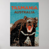 Tasmanian Devil, Tasmania Island, Australië Poster (Voorkant)