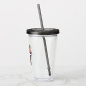 Tasmanian Devil Voetbalclub Logo Acryl Drinkbeker (Links)