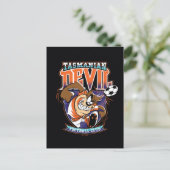 Tasmanian Devil Voetbalclub Logo Briefkaart (Staand voorkant)