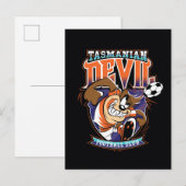 Tasmanian Devil Voetbalclub Logo Briefkaart (Voorkant / Achterkant)