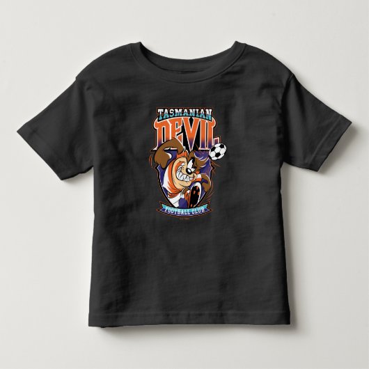Tasmanian Devil Voetbalclub Logo Kinder Shirts (Voorkant)