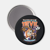 Tasmanian Devil Voetbalclub Logo Magneet (Voorkant / Achterkant)
