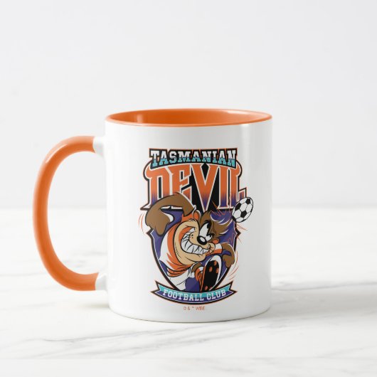 Tasmanian Devil Voetbalclub Logo Mok (Links)