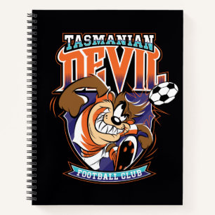 Tasmanian Devil Voetbalclub Logo Notitieboek