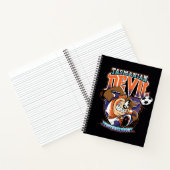 Tasmanian Devil Voetbalclub Logo Notitieboek (Binnen)