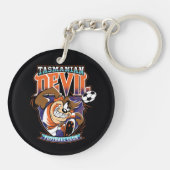 Tasmanian Devil Voetbalclub Logo Sleutelhanger (Achterkant)