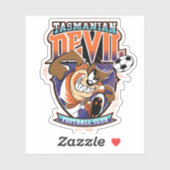 Tasmanian Devil Voetbalclub Logo Sticker (Vel)