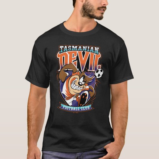 Tasmanian Devil Voetbalclub Logo T-shirt (Voorkant)