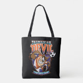 Tasmanian Devil Voetbalclub Logo Tote Bag (Achterkant)