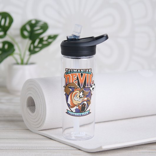 Tasmanian Devil Voetbalclub Logo Waterfles (Links)