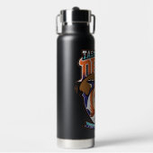Tasmanian Devil Voetbalclub Logo Waterfles (Voorkant)