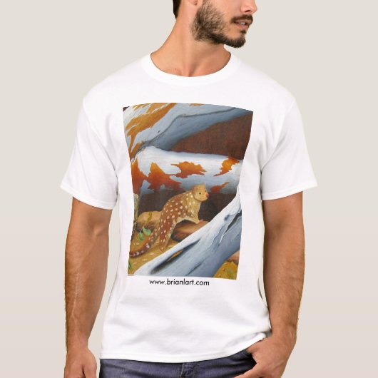 Tasmanian Qual Australia T-shirt (Voorkant)