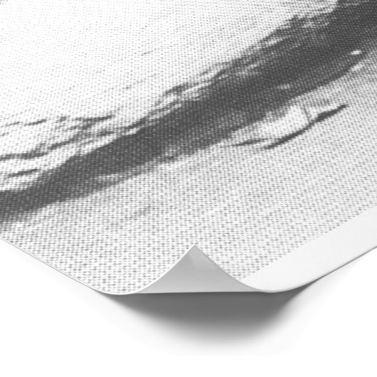 Tasmanian Tiger Poster, Canvas Poster (Hoek)