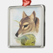 Tasmanian Wolf of Tiger Metalen Ornament (Links)