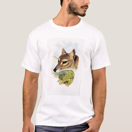 Tasmanian Wolf of Tiger T-shirt (Voorkant)