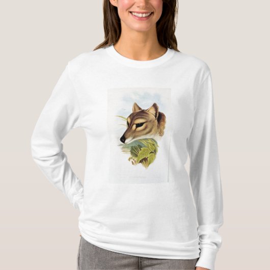 Tasmanian Wolf of Tiger T-shirt (Voorkant)