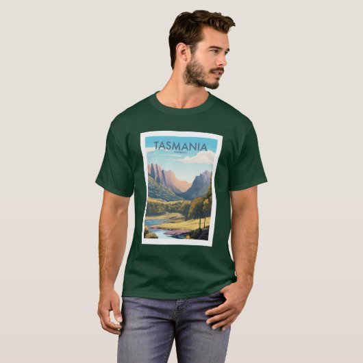 TASMANIARAVEL ART gift T-shirt (Voorkant volledig)
