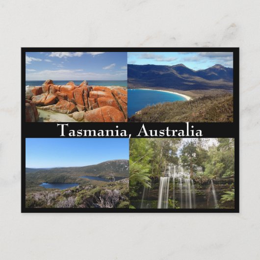 Tasmanie, Australië briefkaart (Voorkant)