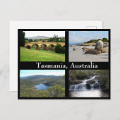 Tasmanie, Australië briefkaart (Voorkant / Achterkant)