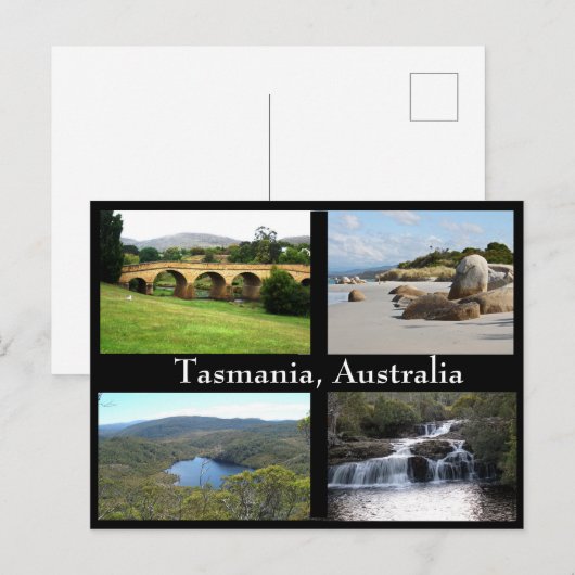 Tasmanie, Australië briefkaart (Voorkant / Achterkant)