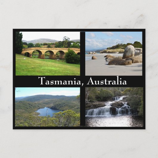 Tasmanie, Australië briefkaart (Voorkant)